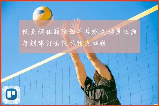 侯英超祖籍陕西乒乓球运动员生涯与削球打法技术特点回顾